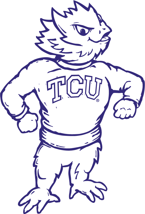 TCU Horned Frogs 1997-2005 Mascot Logo v2 DIY iron on transfer (heat transfer)